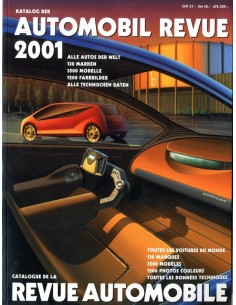 2001 AUTOMOBIL REVUE JAARBOEK DUITS FRANS