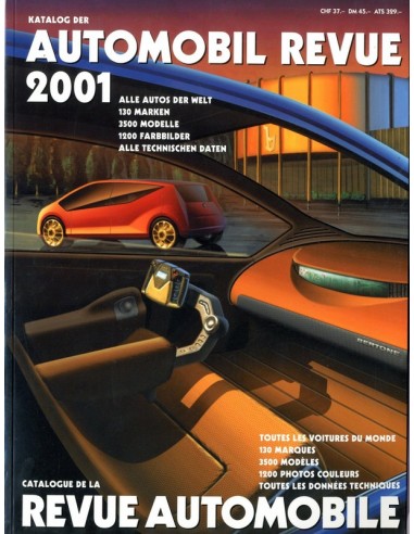 2001 AUTOMOBIL REVUE JAARBOEK DUITS FRANS