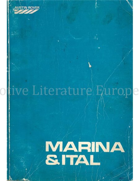 1978 MORRIS MARINA | ITAL WORKSHOP MANUAL ENGLISH