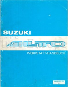 1981 SUZUKI ALTO WORKSHOP MANUAL GERMAN