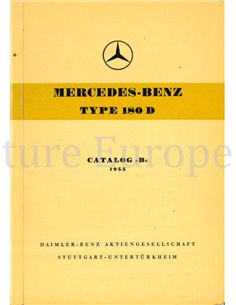 1955 MERCEDES BENZ 180 D ONDERDELENHANDBOEK DUITS