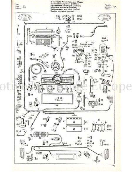 1955 MERCEDES BENZ 180 D ERSATZTEILKATALOG DEUTSCH