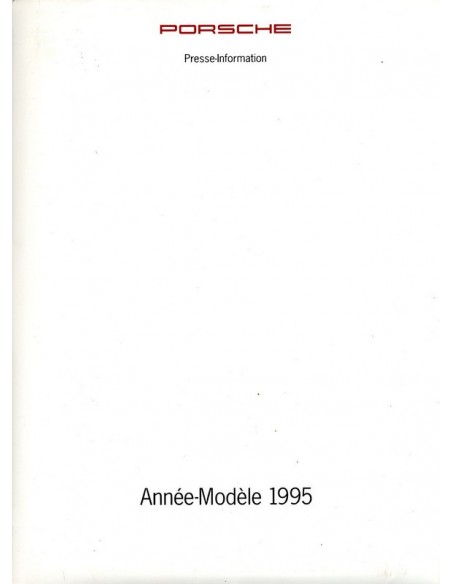 1995 PORSCHE PROGRAMMA PERSMAP FRANS