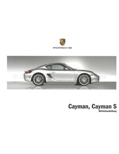 2008 PORSCHE CAYMAN | S INSTRUCTIEBOEKJE DUITS