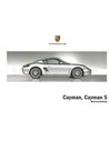 2008 PORSCHE CAYMAN | S INSTRUCTIEBOEKJE DUITS