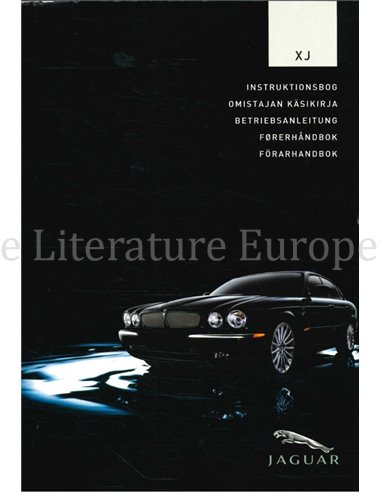 2004 JAGUAR XJ INSTRUCTIEBOEKJE DUITS