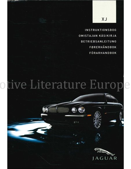 2004 JAGUAR XJ INSTRUCTIEBOEKJE DUITS