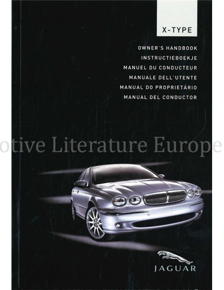 2004 JAGUAR X-TYPE INSTRUCTIEBOEKJE FRANS