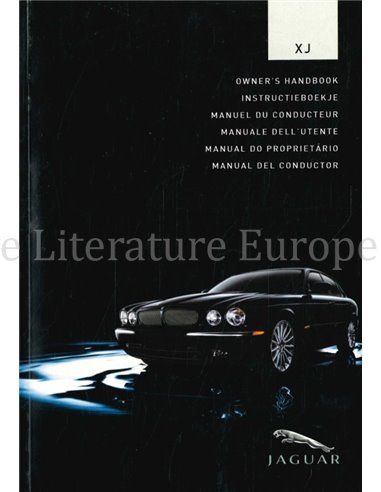 2005 JAGUAR XJ OWNERS MANUAL DUTCH
