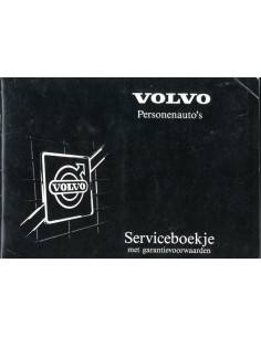 1986 VOLVO ONDERHOUDSBOEKJE NEDERLANDS