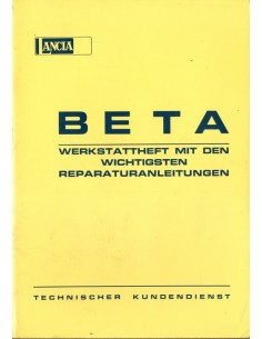 1973 LANCIA BETA WERKPLAATSHANDBOEK DUITS