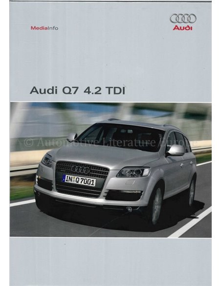 2007 AUDI Q7 HARDCOVER PERSMAP DUITS