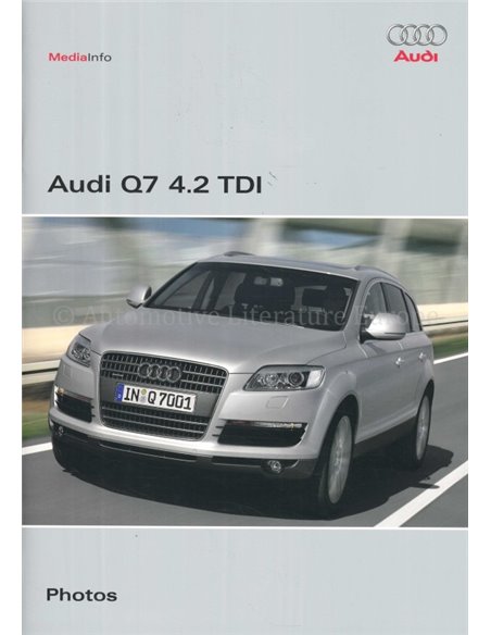 2007 AUDI Q7 HARDCOVER PERSMAP DUITS