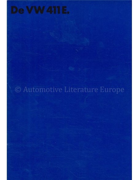 1970 VOLKSWAGEN 411 E PROSPEKT NIEDERLÄNDISCH