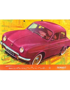 1957 RENAULT DAUPHINE BROCHURE DUTCH