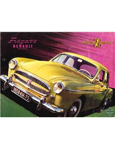 1957 RENAULT FREGATE BROCHURE DUTCH