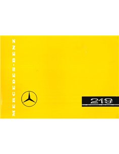 1957 MERCEDES BENZ 219 BROCHURE ENGELS
