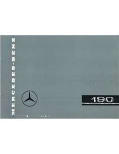 1957 MERCEDES BENZ 190 PROSPEKT DEUTSCH