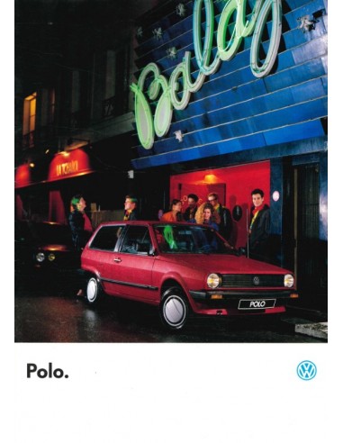 1987 VOLKSWAGEN POLO BROCHURE FRANS
