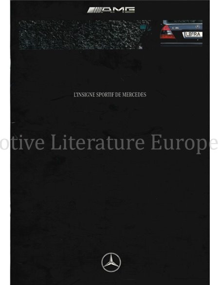 1994 MERCEDES BENZ AMG PROGRAMMA BROCHURE FRANS