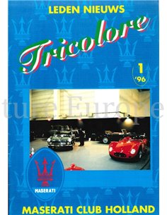 1996-1 TRICOLORE, MASERATI CLUB HOLLAND MAGAZINE DUTCH 