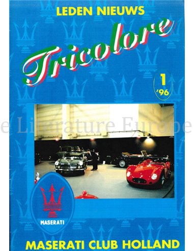 1996-1 TRICOLORE, MASERATI CLUB HOLLAND MAGAZIN NIEDERLÄNDISCH