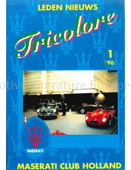 1996-1 TRICOLORE, MASERATI CLUB HOLLAND MAGAZIN NIEDERLÄNDISCH