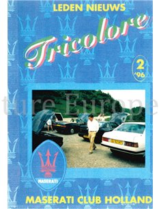 1996-2 TRICOLORE, MASERATI CLUB HOLLAND MAGAZINE DUTCH 