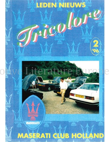 1996-2 TRICOLORE, MASERATI CLUB HOLLAND MAGAZIN NIEDERLÄNDISCH