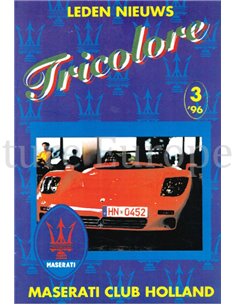 1996-3 TRICOLORE, MASERATI CLUB HOLLAND MAGAZIN NIEDERLÄNDISCH