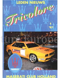 1997-1 TRICOLORE, MASERATI CLUB HOLLAND MAGAZIN NIEDERLÄNDISCH