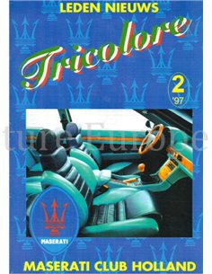 1997-2 TRICOLORE, MASERATI CLUB HOLLAND MAGAZINE DUTCH 