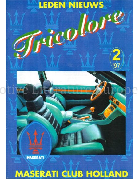 1997-2 TRICOLORE, MASERATI CLUB HOLLAND MAGAZINE NEDERLANDS