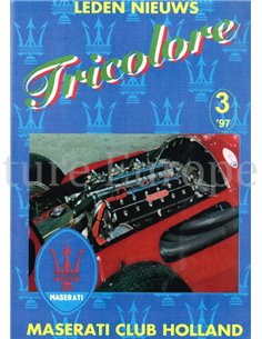 1997-3 TRICOLORE, MASERATI CLUB HOLLAND MAGAZINE DUTCH 