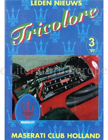 1997-3 TRICOLORE, MASERATI CLUB HOLLAND MAGAZINE NEDERLANDS