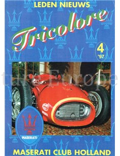 1997-4 TRICOLORE, MASERATI CLUB HOLLAND MAGAZINE DUTCH 