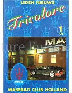 1998-1 TRICOLORE, MASERATI CLUB HOLLAND MAGAZIN NIEDERLÄNDISCH