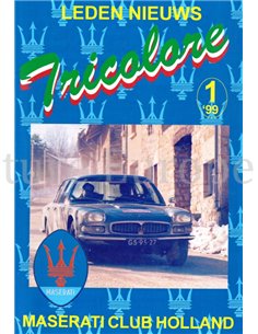 1999-1 TRICOLORE, MASERATI CLUB HOLLAND MAGAZINE DUTCH 