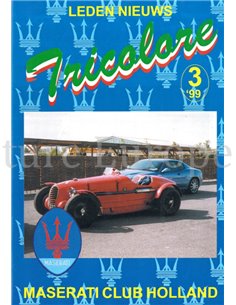 1999-3 TRICOLORE, MASERATI CLUB HOLLAND MAGAZIN NIEDERLÄNDISCH