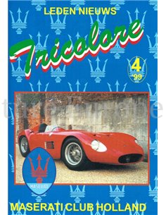 1999-4 TRICOLORE, MASERATI CLUB HOLLAND MAGAZINE NEDERLANDS