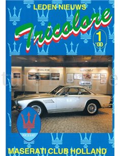 2000-1 TRICOLORE, MASERATI CLUB HOLLAND MAGAZINE DUTCH 