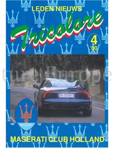 2000-4 TRICOLORE, MASERATI CLUB HOLLAND MAGAZIN NIEDERLÄNDISCH