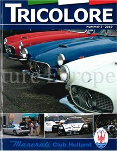 2010-3 TRICOLORE, MASERATI CLUB HOLLAND MAGAZINE NEDERLANDS