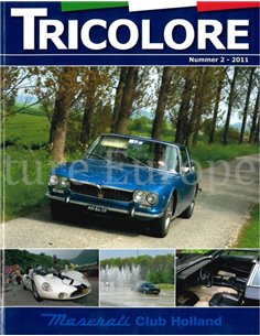 2011-2 TRICOLORE, MASERATI CLUB HOLLAND MAGAZINE DUTCH 