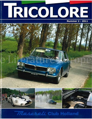 2011-2 TRICOLORE, MASERATI CLUB HOLLAND MAGAZINE DUTCH 