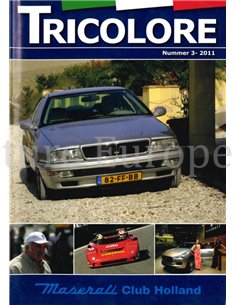 2011-3 TRICOLORE, MASERATI CLUB HOLLAND MAGAZINE DUTCH 