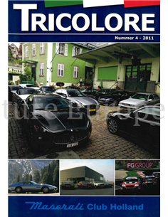 2011-4 TRICOLORE, MASERATI CLUB HOLLAND MAGAZINE DUTCH 