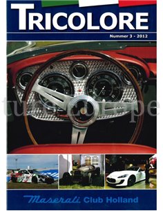 2012-3 TRICOLORE, MASERATI CLUB HOLLAND MAGAZINE DUTCH 