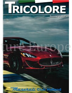 2017-1 TRICOLORE, MASERATI CLUB HOLLAND MAGAZIN NIEDERLÄNDISCH