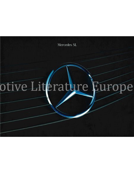 1992 MERCEDES BENZ SL KLASSE BROCHURE NEDERLANDS